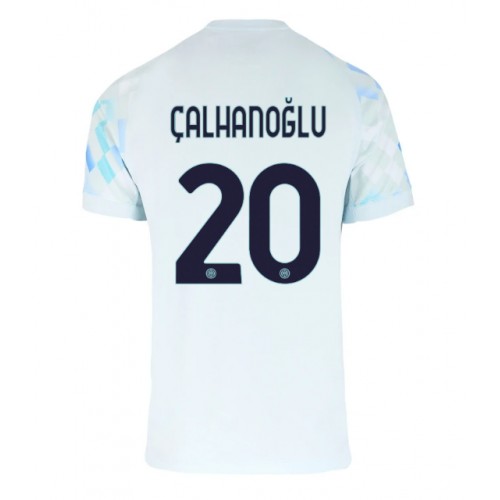 Fotballdrakt Herre Inter Milan Hakan Calhanoglu #20 Bortedrakt 2025-26 Kortermet
